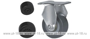 Колесо неповоротное Lema BF1-PL-38-35-3