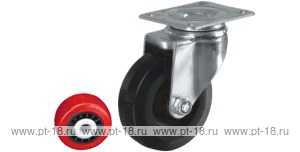 Колесо поворотное с площадкой Lema CE2-PU-61-50-5